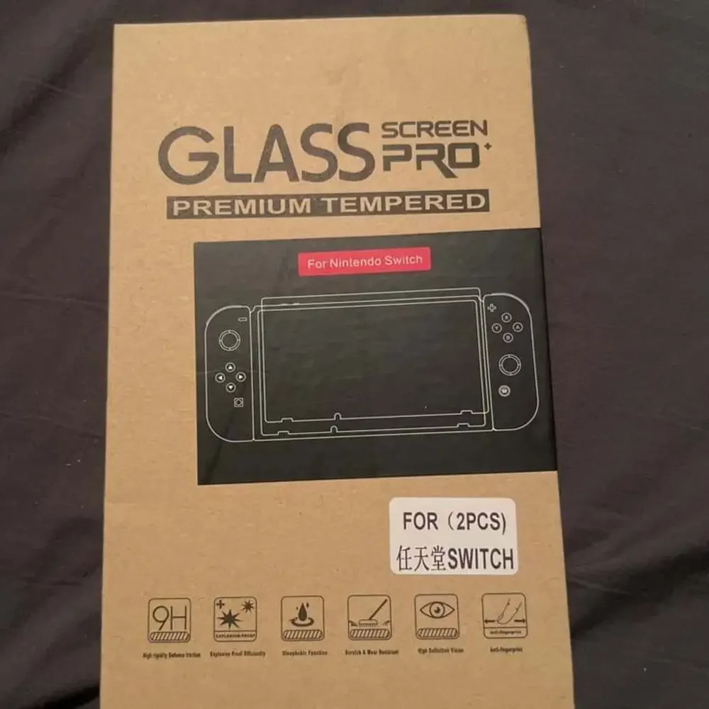 Tempered Glass Screen Protector for Nintendo Switch UNOPENED